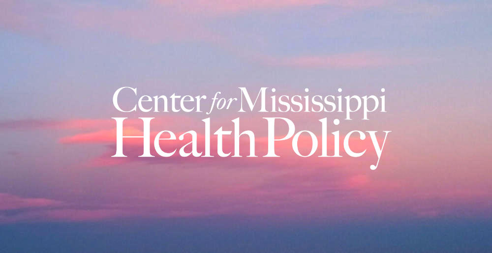 Center for Mississippi Health Policy Logo on sky background
